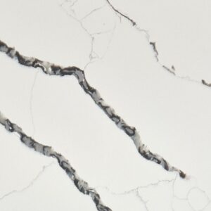 Calacatta Laza Night quartz countertop color