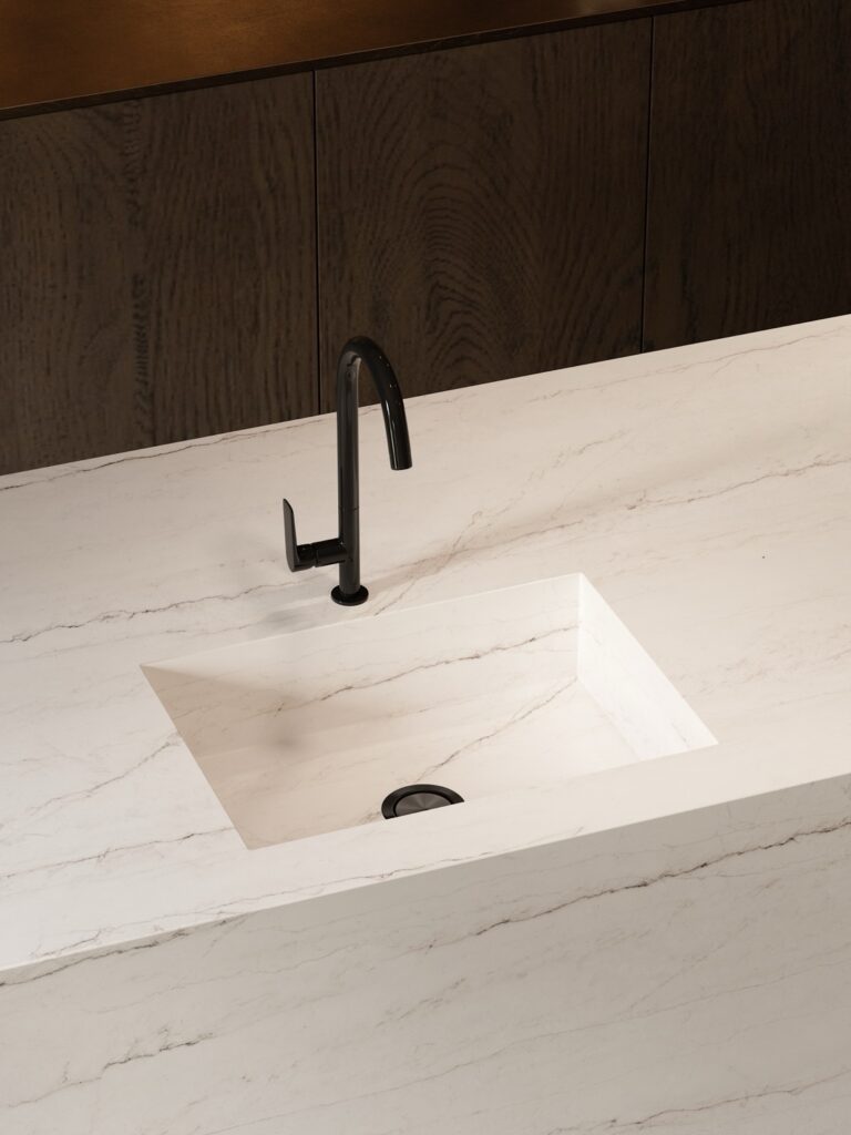 Eclos mineral surface kitchen