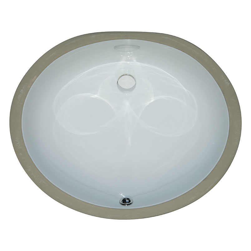 Vanity White Oval Porcelain 1714 sink