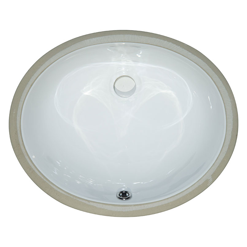 Vanity White Oval Porcelain 1512 sink