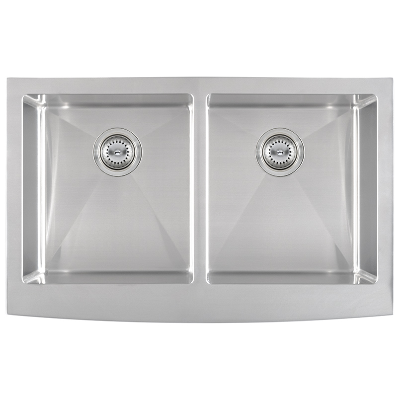 Double Bowl Farmhouse Apron 50/50-3321 sink