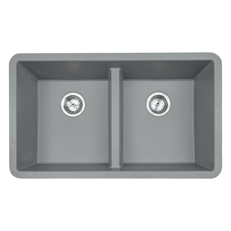 Gray Quartz Double Bowl 50/50-3319 sink