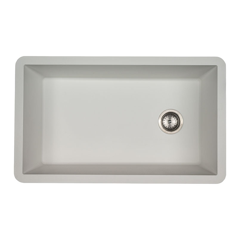 White Quartz Single Bowl 3119 sink
