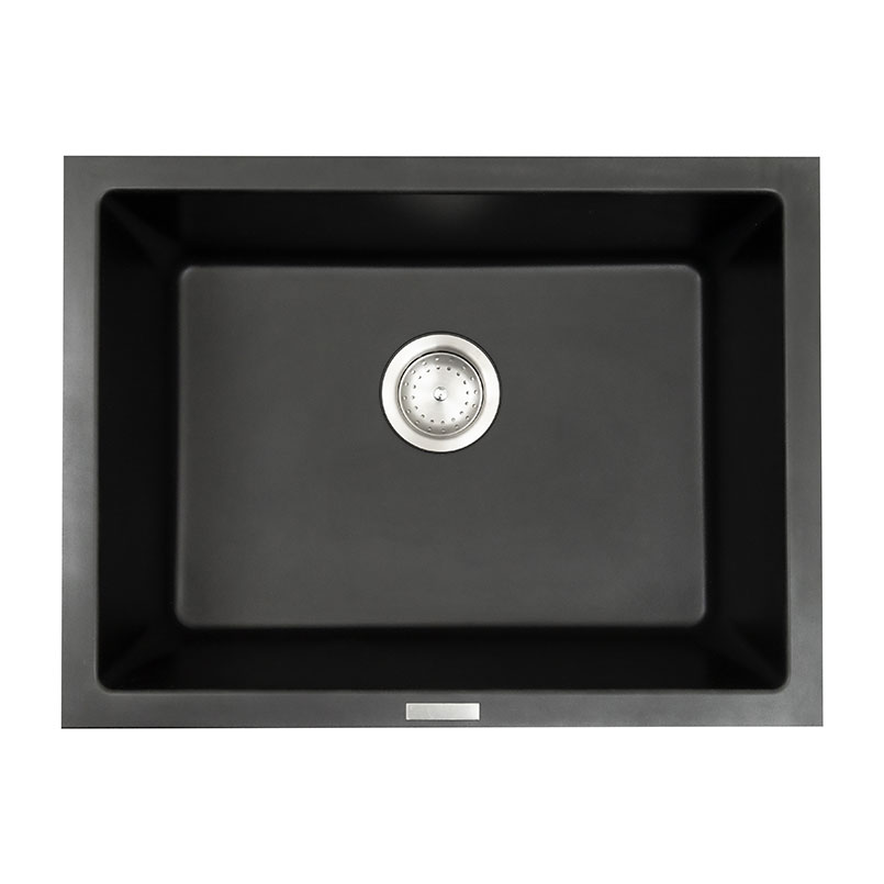 Black Quartz Single Bowl 2418 sink
