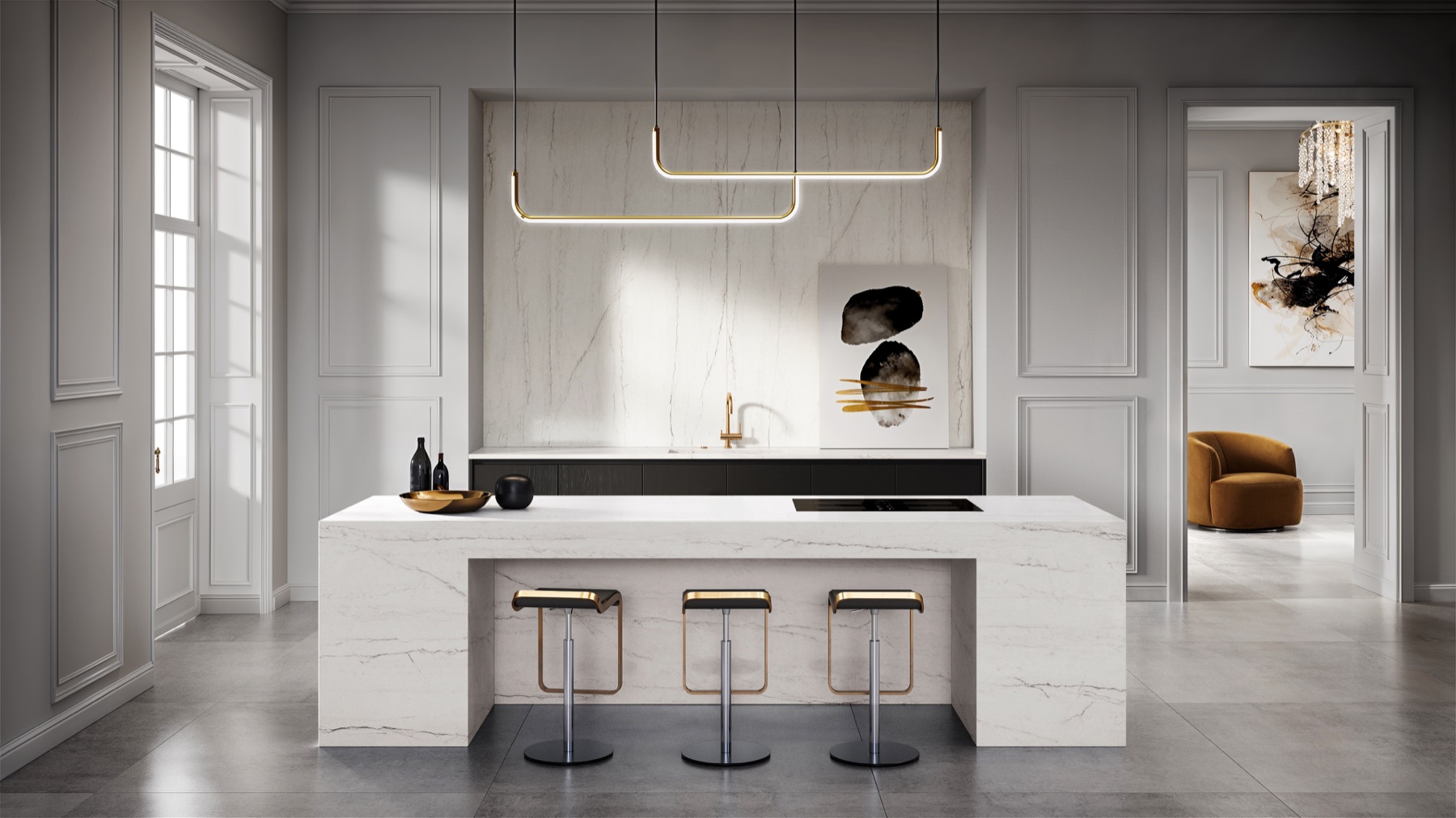 Ivora installed in a kitchen