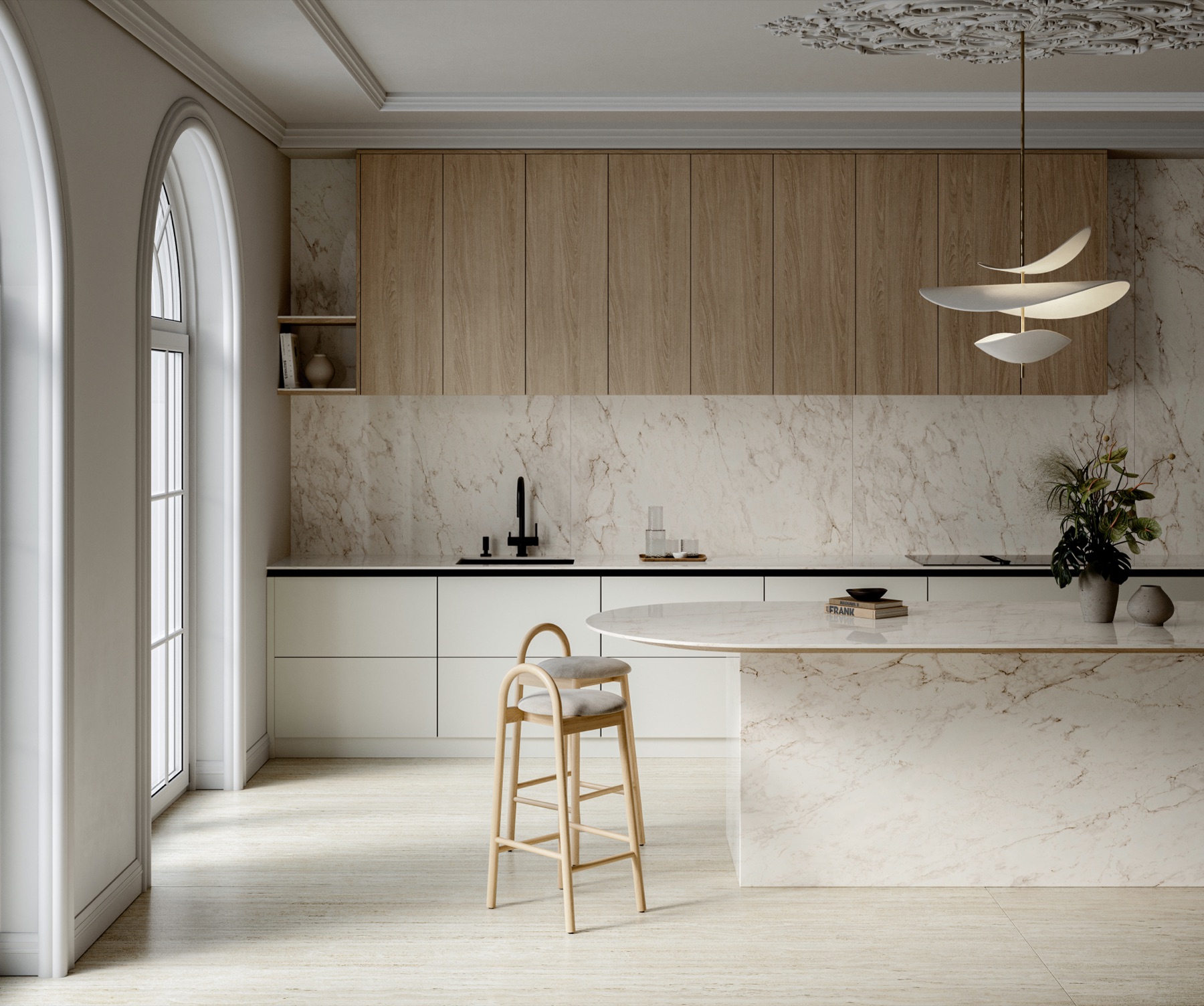 Landr installed in a kitchen