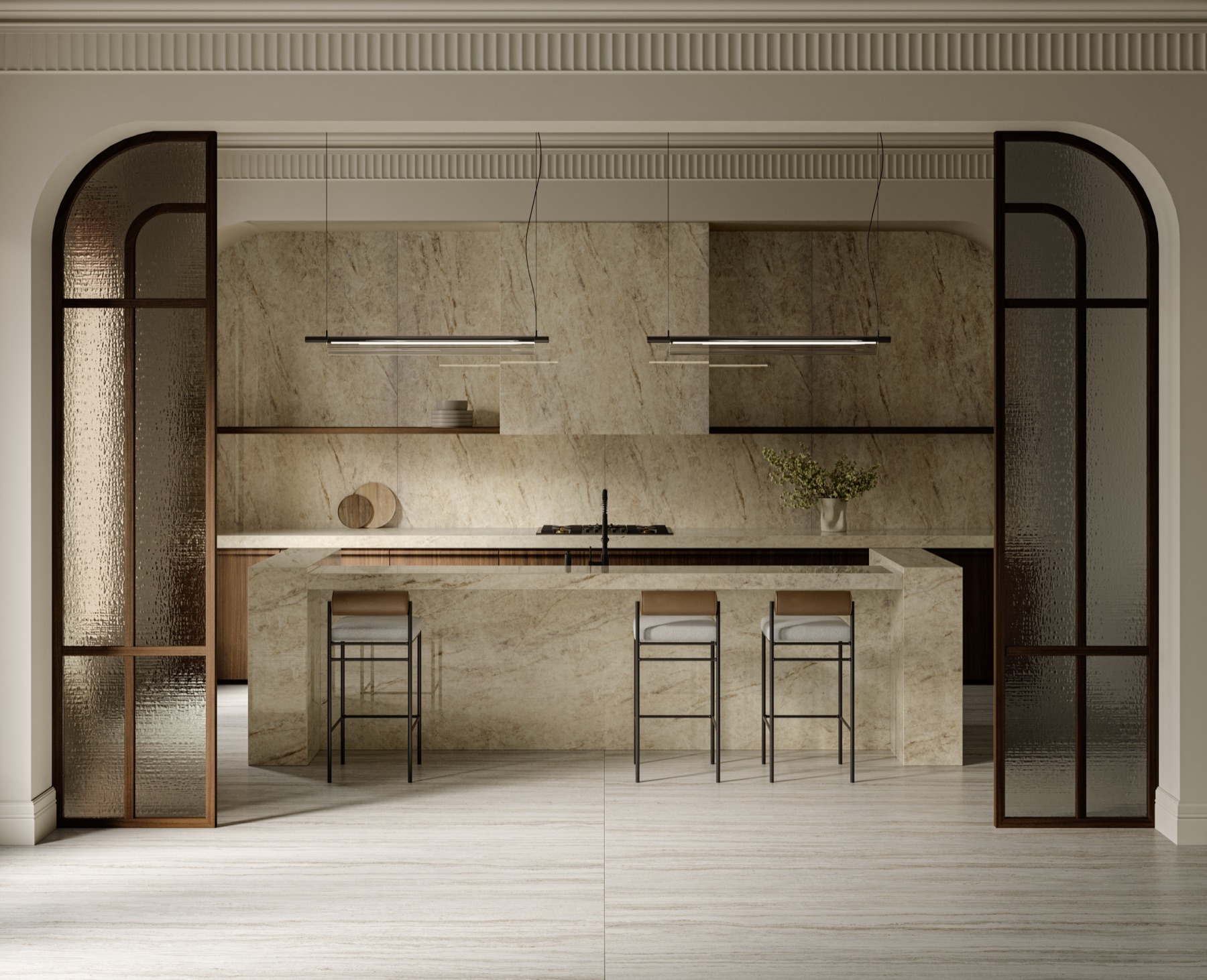 Tajnar installed in a kitchen